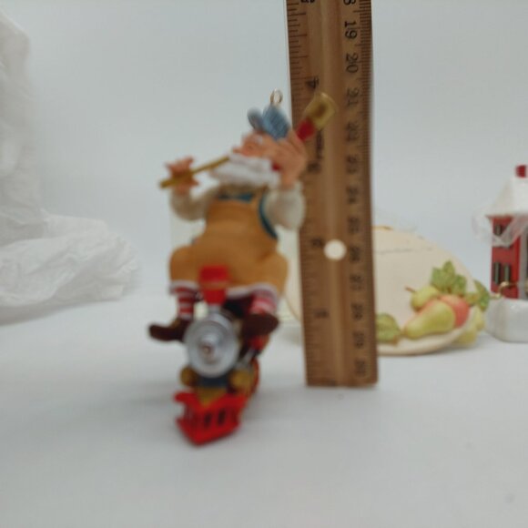 Hallmark Keepsake Ornament Toymaker Santa Backyard Orchard & Home For Xmas Lot - Picture 6 of 12